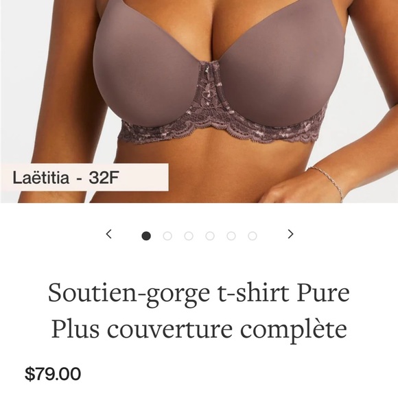 NWT Montelle Pure Plus bra size 32D - Picture 6 of 8